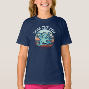 T-shirt La Mer Le Jour   Vibes d'été Octopus