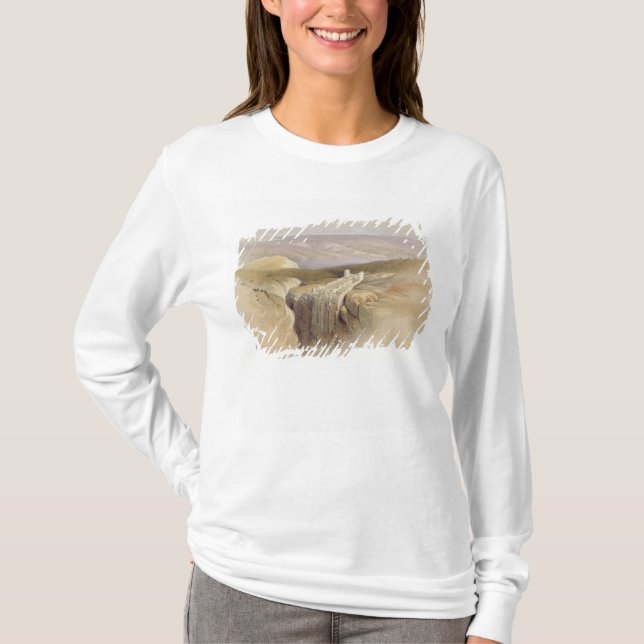 T-shirt La mer morte regardant vers Moab, volume II (Devant)