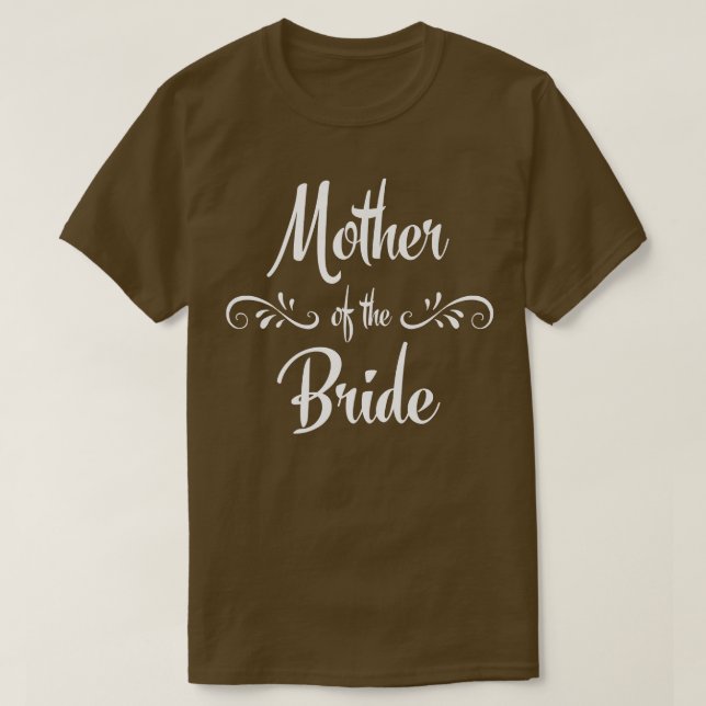T-shirt La mère de la Mariage mariée (Design devant)