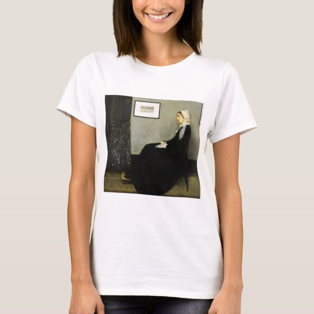 T-shirt La mère de Whistler par James Abbott McNeill Whist (Devant)