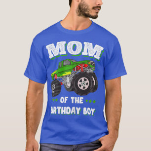 T-shirt La mère de Womens Of The Birthday Boy Father Monst