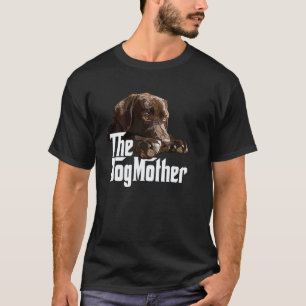 T-shirt La mère du chien labrador chocolat marron Retrieve