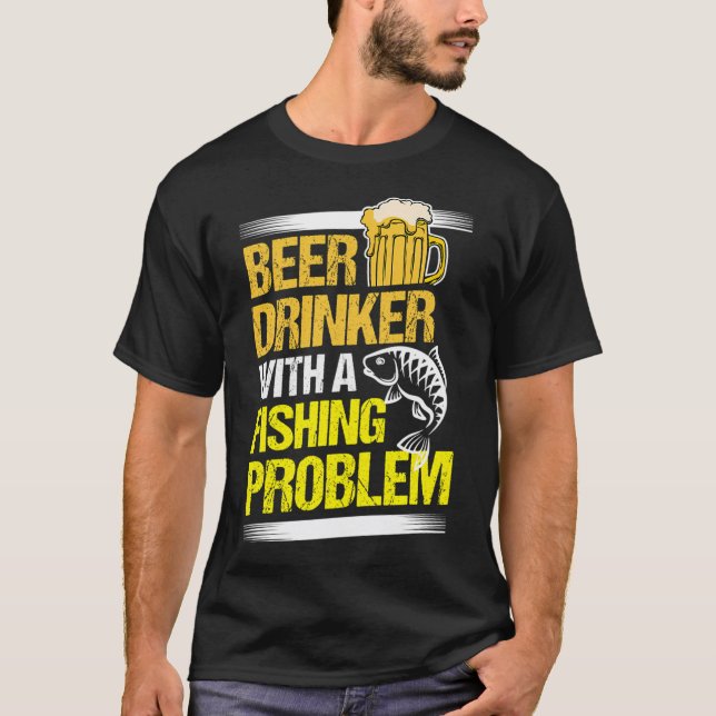T-shirt La mère pêcheuse - Cadeau d'ange drôle de pêcheur (Devant)