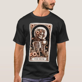 T-shirt La mère Skeleton Café Tarot Card