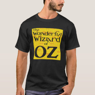 T-shirt La merveilleuse magicien d'OZ Route de brique jaun