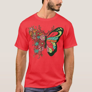 T-shirt La métamorphose des papillons de la nature par Tob