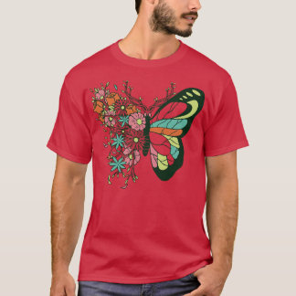 T-shirt La métamorphose des papillons de la nature par Tob