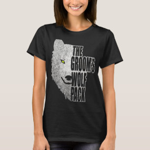 T-shirt La meute de loups du marié ! Enterrement de vie de