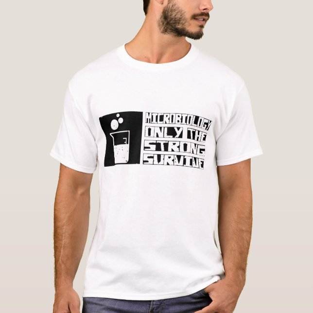 T-shirt La microbiologie survivent (Devant)