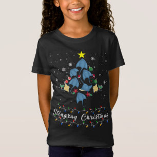 T-Shirt La mignonne Stingray Christmas Tree Pajama Matchin