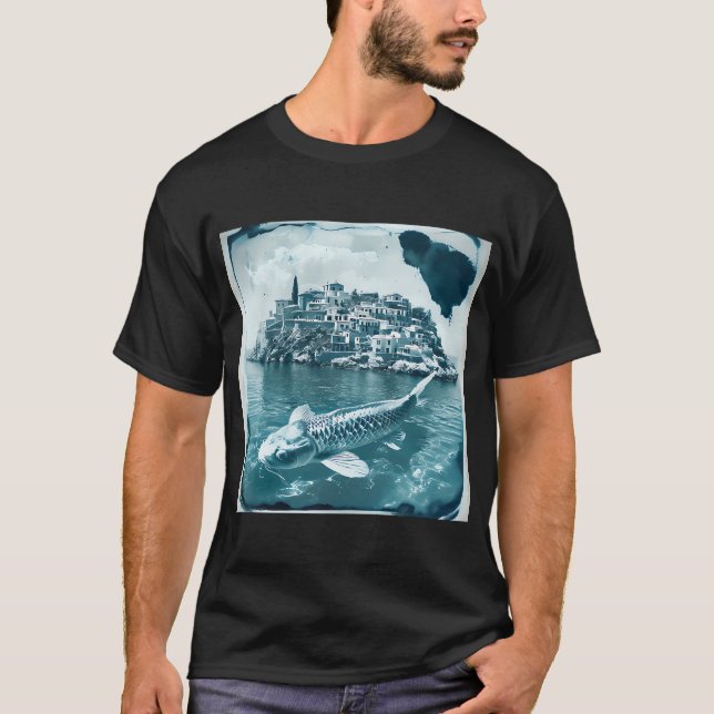 T-shirt La Migration Bleue (Devant)