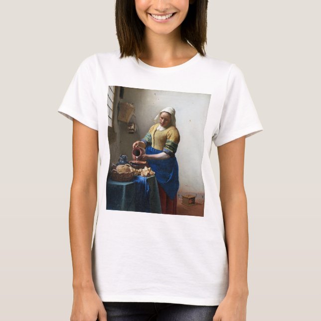 T-shirt La Milkmaid, Johannes Vermeer, 1657-1658 (Devant)