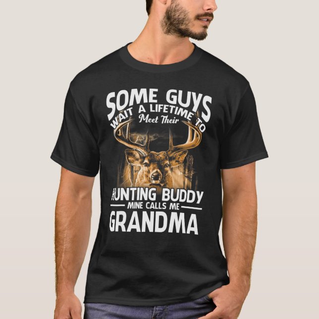 T-shirt La mine Buddy de Chasse M'Appelle Grand-Mère Fête  (Devant)
