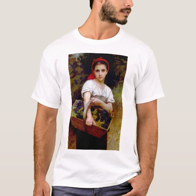 T-shirt La Moissonneuse, Bouguereau (Devant)