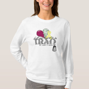 T-shirt La moitié de mon coeur est en Irak