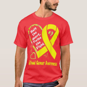 T-shirt La Moitié Du Coeur Deux Fois La Lutte Contre Le Ca