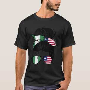 T-shirt La Moitié Nigériane Moitié Libérienne Racine Le Ni