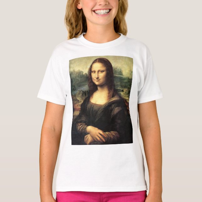 T-shirt La Mona Lisa Leonardo da Vinci (Devant)