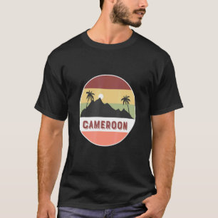 T-shirt La Montagne Du Cameroun Et Les Palmes