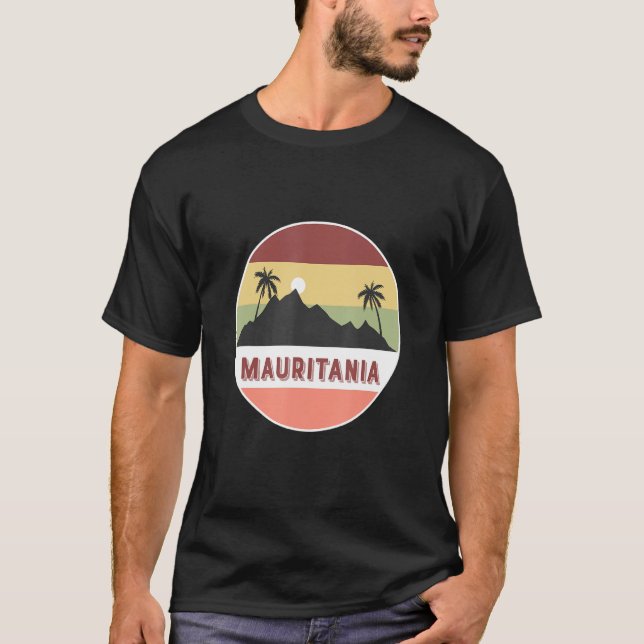 T-shirt La Montagne Et Les Palmes De Mauritanie (Devant)