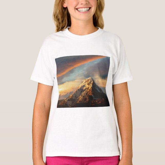 T-shirt La montagne majestueuse (Devant)