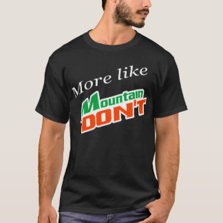 T-shirt La montagne ne font pas