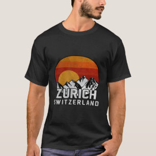 T-shirt La montagne suisse de Zurich