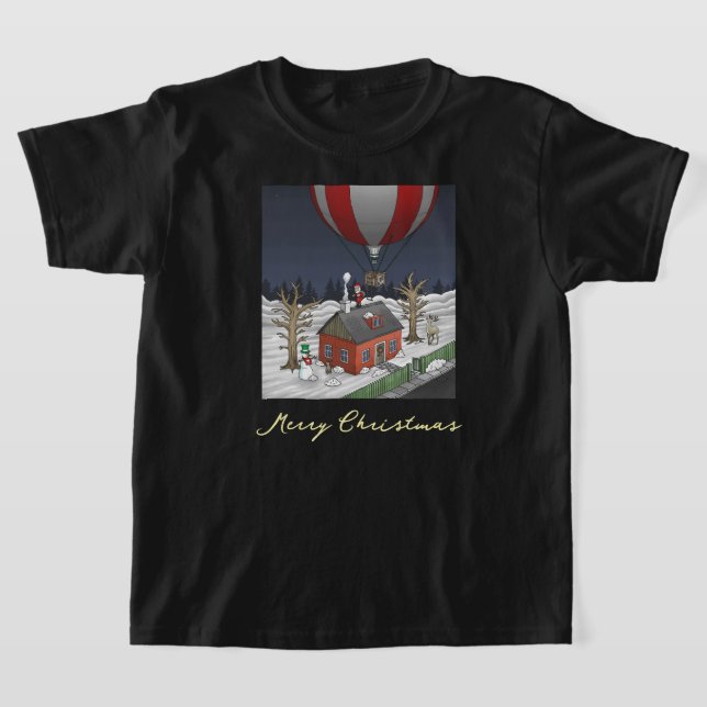 T-shirt La Montgolfière du Père Noël (Poser)