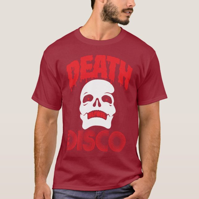 T-shirt La mort avant disco (Devant)