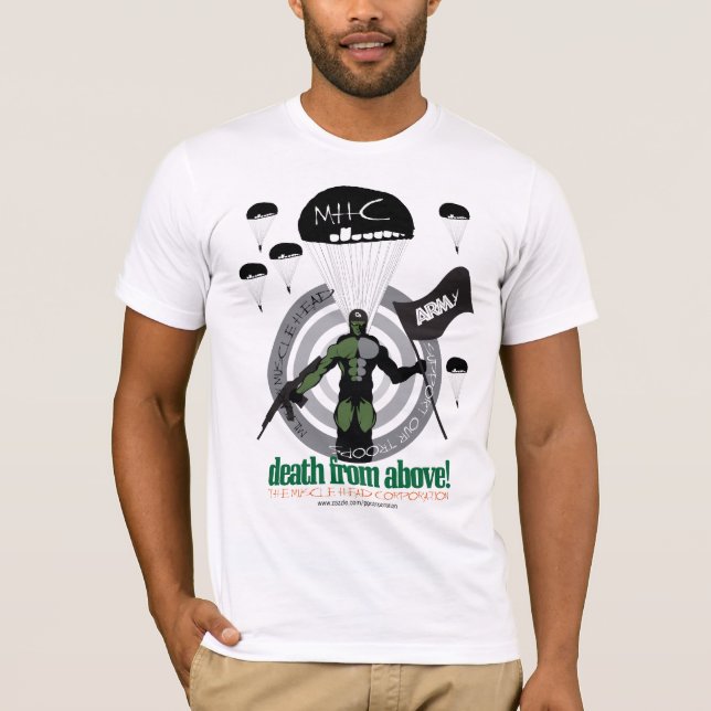 T-shirt La mort de l'édition ci-dessus de //Rick Jenkins (Devant)