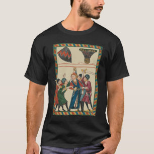 T-shirt La Mort De Reinmar von Brennenberg Art Médiéval