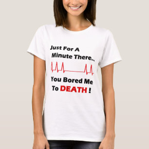 T-shirt La mort ennuyée pleine