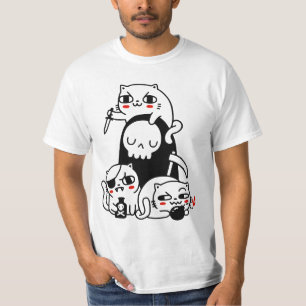 T-shirt La mort est un chat par obinsun