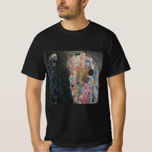T-shirt La Mort et la Vie de Gustav Klimt Art Nouveau vint