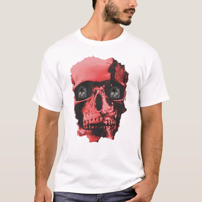 T-shirt La mort observe (Devant)