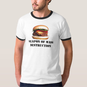 T-shirt La mort par le cheeseburger