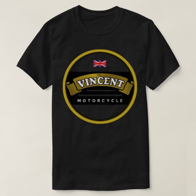 T-shirt La moto Vincent Angleterre (Design devant)