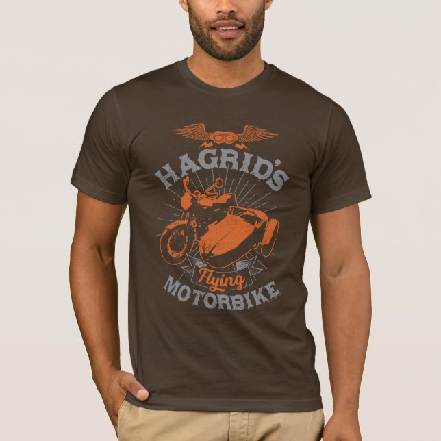 T-shirt La moto volante de Hagrid (Devant)
