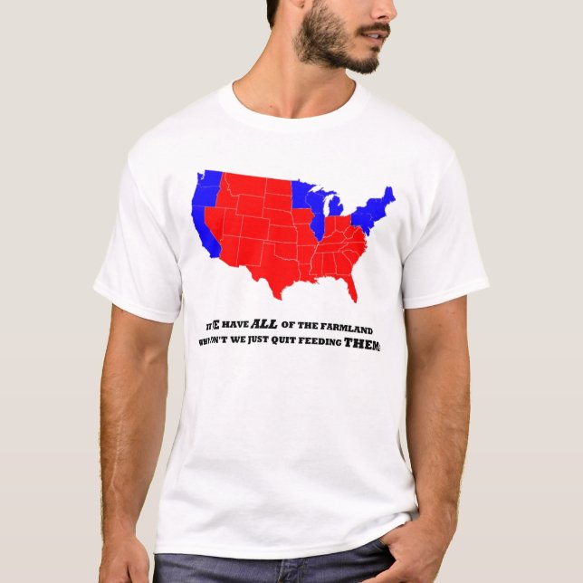 T-shirt La mouche au-dessus du pays bat en retraite (Devant)