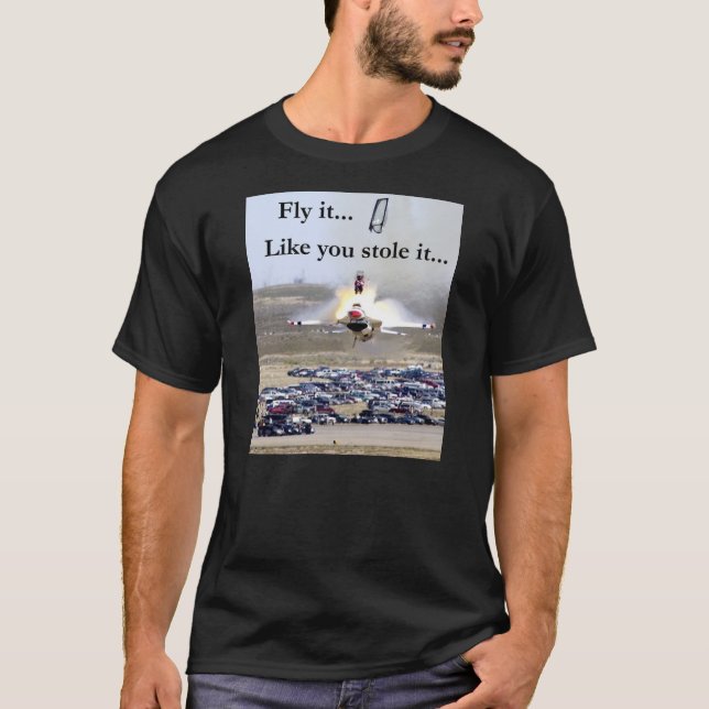 T-shirt La mouche qu'il vous aiment l'a volé (Devant)