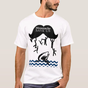 T-shirt La moustache nous sauvent
