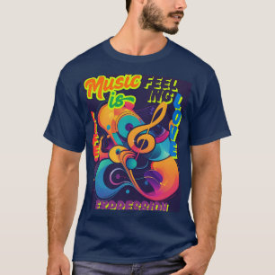 T-shirt La musique