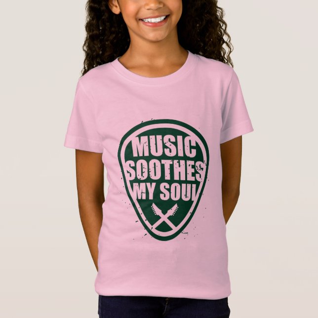 T-Shirt La musique apaise mon âme (Devant)