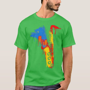 T-shirt La musique colore la nuit