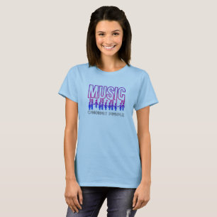 T-shirt La musique connecte les gens   Femmes