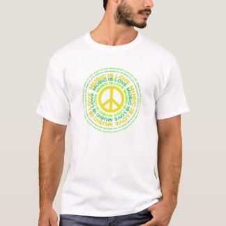 T-shirt La musique est amour