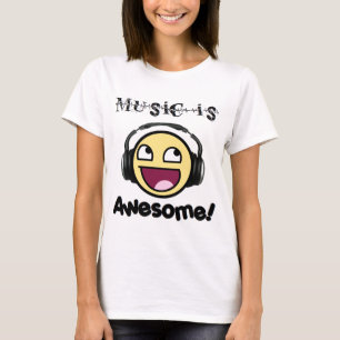 T-shirt La musique est la lumière des femmes