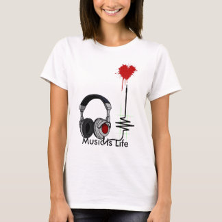 T-shirt La musique est la vie