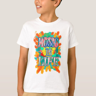 T-shirt La musique est la vie