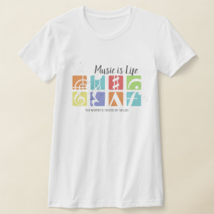 T-shirt La musique est la vie